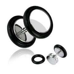 Falošný piercing do ucha, priemer 5 mm