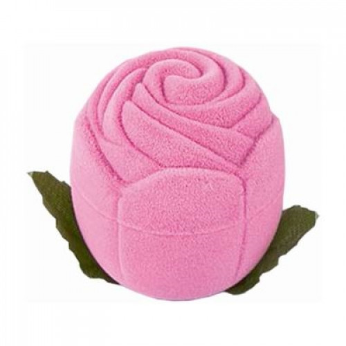 Darčeková krabička semiš - ruža ružová