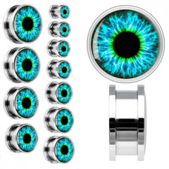 Plug do ucha skrutkovacie - oko modré