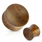 Plug do ucha Snake wood