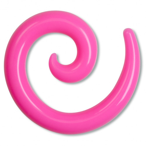 Rozťahovák špirála silikón ružová