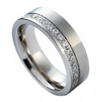 NSS1012 Dámsky snubný prsteň so zirkónmi