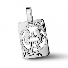 Strieborný prívesok znamenia BLÍŽENCI