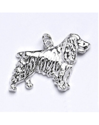 Strieborný prívesok pes kokeršpaniel
