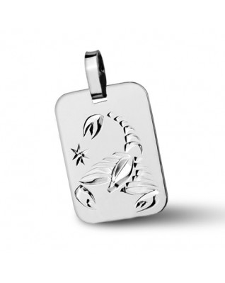 Strieborný prívesok znamenia Škorpión