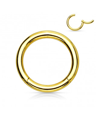 Piercing segment kruh - zlatý