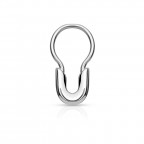 Piercing do nosa/ucha - zatvárací špendlík