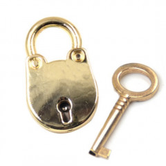 Kaštieľ lásky pozlátený, rozmer 37 x 22 mm