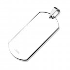 Oceľový prívesok - vojenská známka EXTRA VEĽKÁ