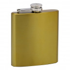 Pozlátená oceľová vrecková fľaša - ploskačka 175 ml