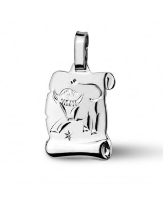 Strieborný prívesok znamenia BÝK