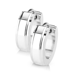 Oceľové náušnice - krúžky