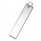 Oceľový prívesok - obdĺžnik 10 x 45 mm