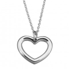 Oceľová retiazka s príveskom - srdce