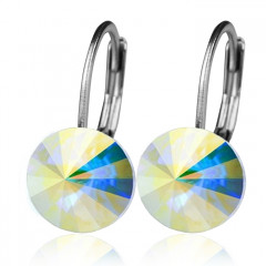 Oceľové náušnice s kryštálmi Swarovski® AB
