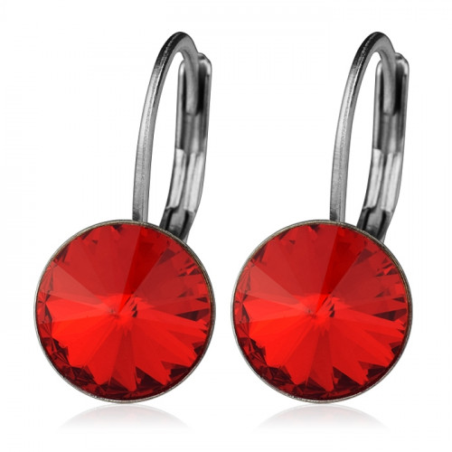 Ocelové náušnice s krystaly Swarovski® LIGHT SIAM