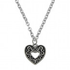 Oceľová retiazka s príveskom srdca