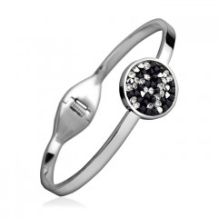 Oceľový náramok s kryštálmi Crystals from Swarovski® CAL PEPPER