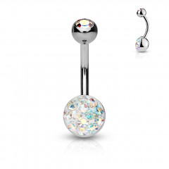 Piercing do pupku zdobený Crystals from Swarovski®