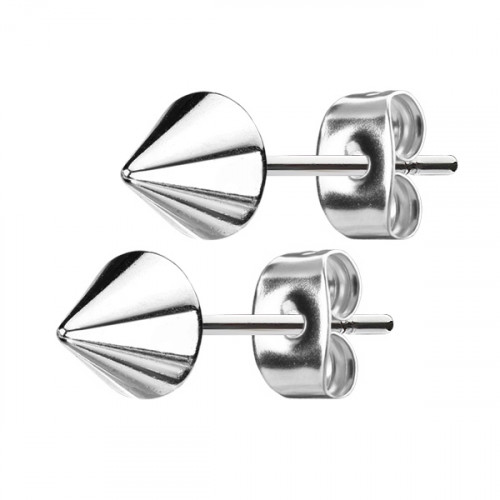 Oceľové náušnice - špičky