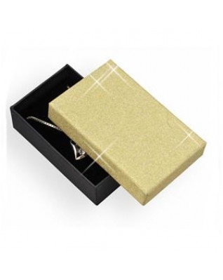 Darčeková krabička zlatá/čierna