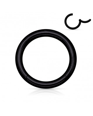Piercing segment kruh - čierny