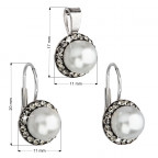 Súprava šperkov s perlami Crystals from Swarovski®