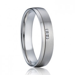 AN1009 Dámsky snubný prsteň so zirkónmi