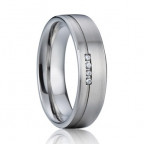 AN1010 Dámsky snubný prsteň so zirkónmi