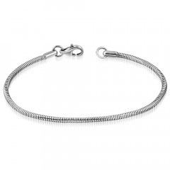 Oceľový náramok - had