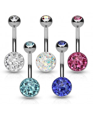 Piercing do pupku zdobený Crystals from Swarovski®