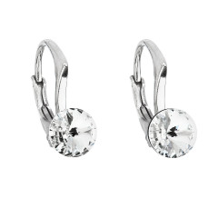 Strieborné náušnice s Crystals from Swarovski® Crystal