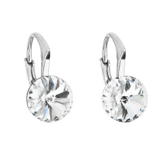 Strieborné náušnice s Crystals from Swarovski® Crystal