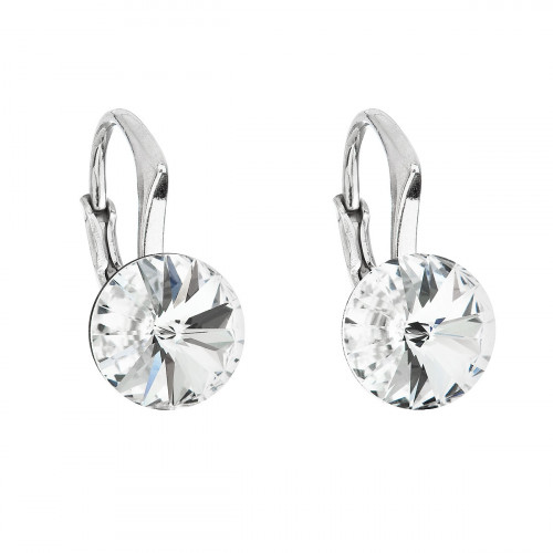 Strieborné náušnice s Crystals from Swarovski® Crystal
