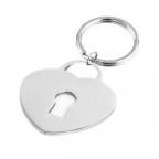 Oceľový prívesok na kľúče - visiaci zámok