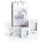 Dievčenské strieborné náušnice srdiečka s kryštálmi Crystals from Swarovski® Aqua