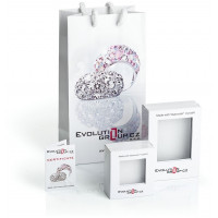 Dievčenské strieborné náušnice srdiečka s kryštálmi Crystals from Swarovski®, ROSE AB