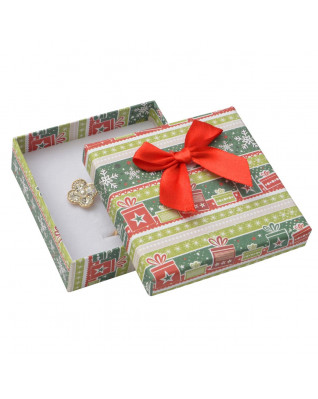Vianočná darčeková krabička na súpravu šperkov