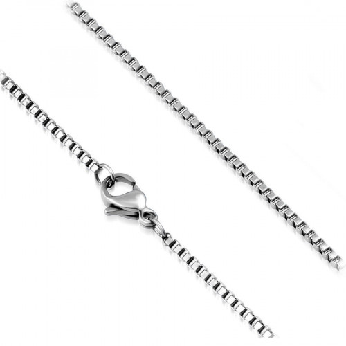 Oceľová retiazka štvorcová, hr. 2,5 mm