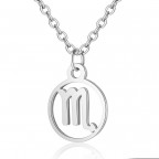 Oceľová retiazka s príveskom znamenia škorpión