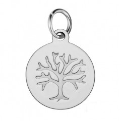 Malý oceľový prívesok strom života