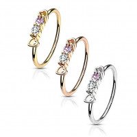 Piercing do nosa krúžok