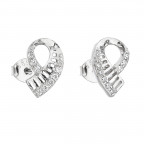 Strieborné náušnice so zirkónmi