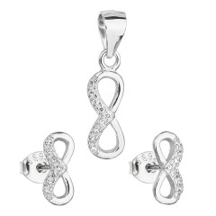 Sada strieborných šperkov nekonečno