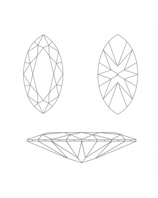 SK Kubický zirkón - Multicolor 6 x 12 mm