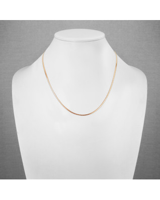 Oceľová retiazka plochá, hr. 1,4 mm, dĺžka 45 cm