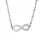 Oceľový náhrdelník nekonečno - infinity