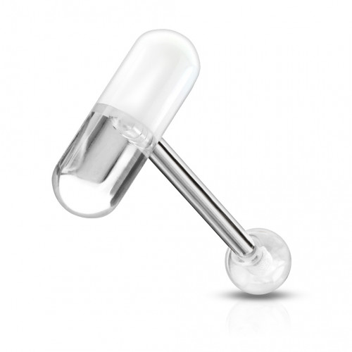 Piercing do jazyka - kapsule