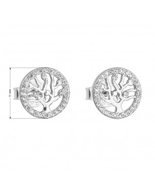 Strieborné náušnice strom života