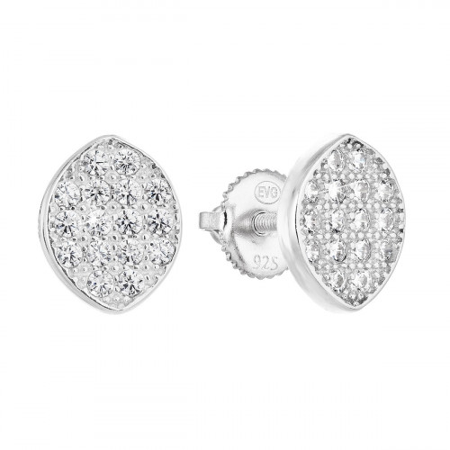 Strieborné náušnice so zirkónmi